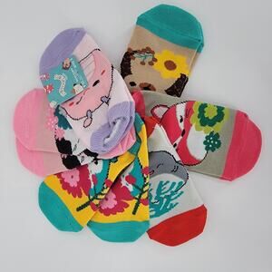 Bioworld Squishmallows Squad Youth Ankle Socks 6-Pack Sock Size 7-9 NEW